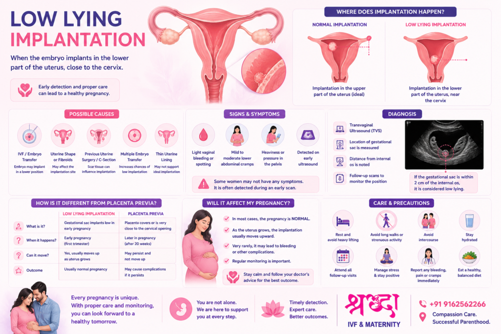 what is low lying implantation