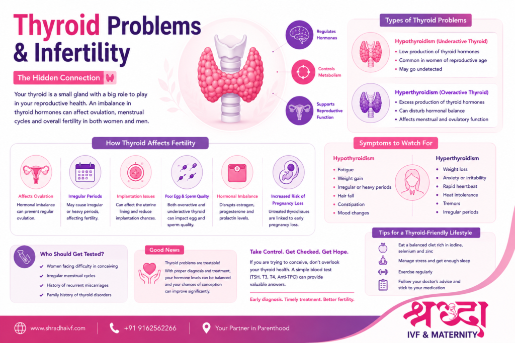 can thyroid problems causes infertility