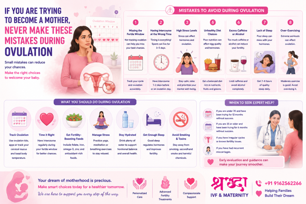 ovulation mistakes and fertility tips