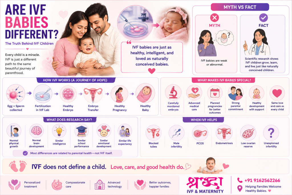 are all ivf babies different than normal babies