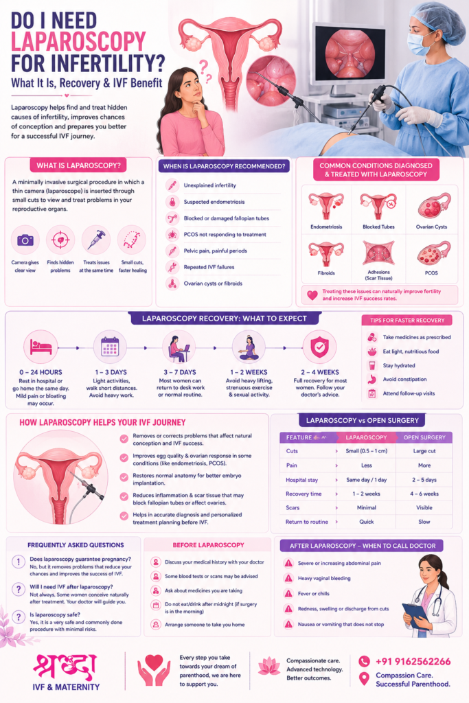 do you need laparoscopy for infertility