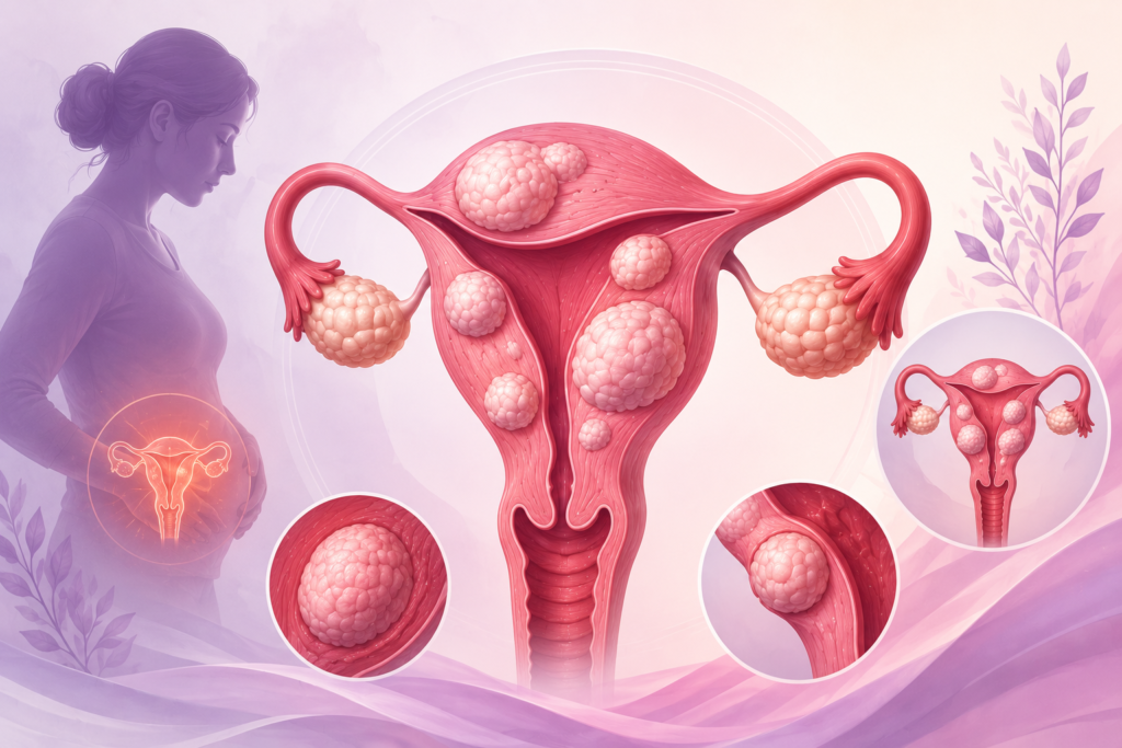 what is bulky uterus with fibroids